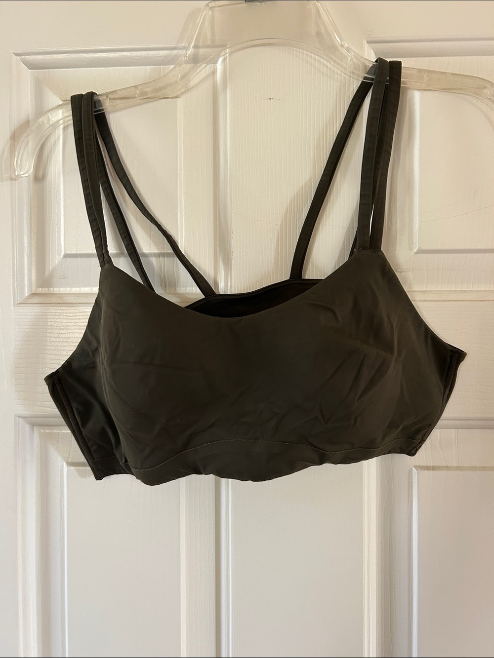 Lululemon Like A Cloud Olive Green Bra Size 8
